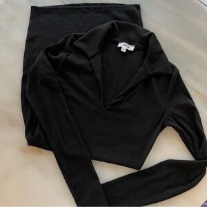 Hashtag Ribbed long sleeve dress size S